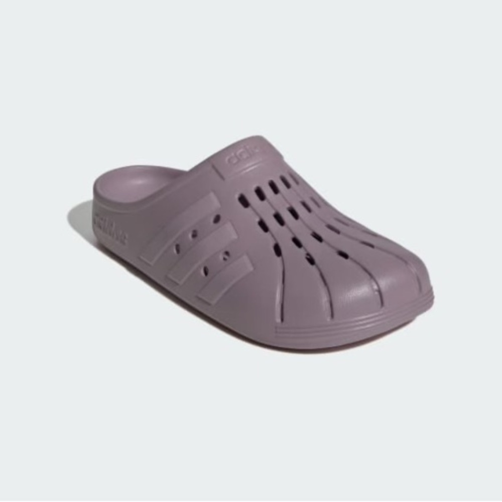 Adidas Adilette Clogs Sandals Slides Preloved Fig Unisex - Picture 4 of 9